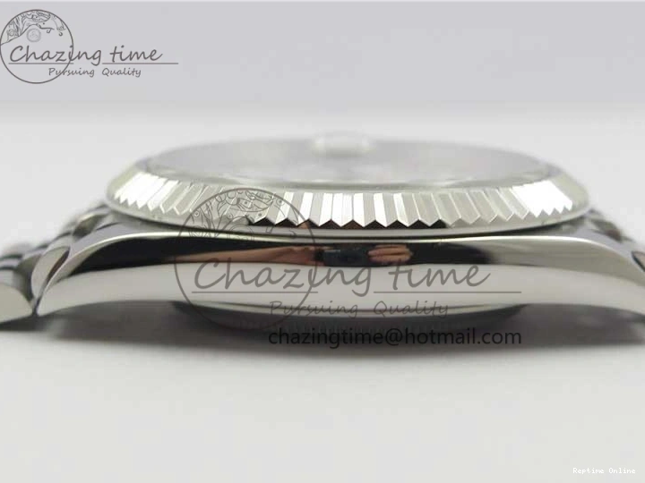 0202 Effortless DateJust 126334 SS Noob 1:1 904L Best Edition White Dial Stick Markers on Jubilee Bracelet A 3160